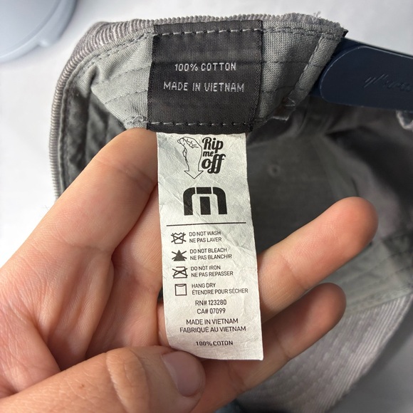 Travis Mathew Charcoal Floral Hat - Picture 6 of 6